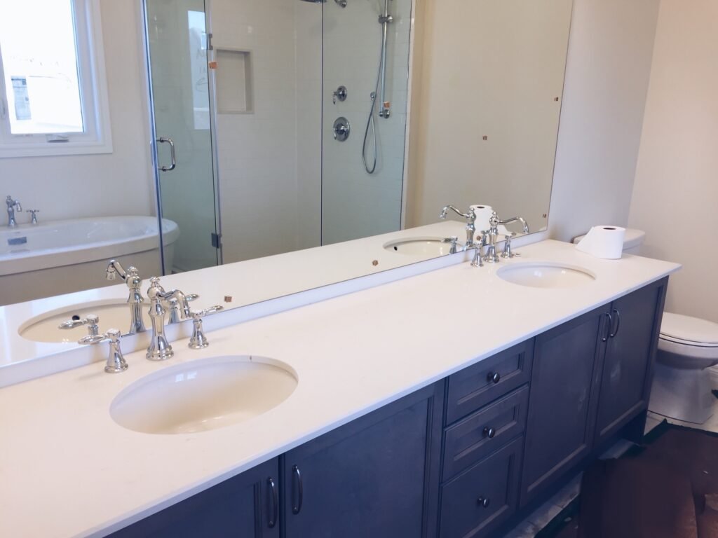 Almost finished bathroom renovations