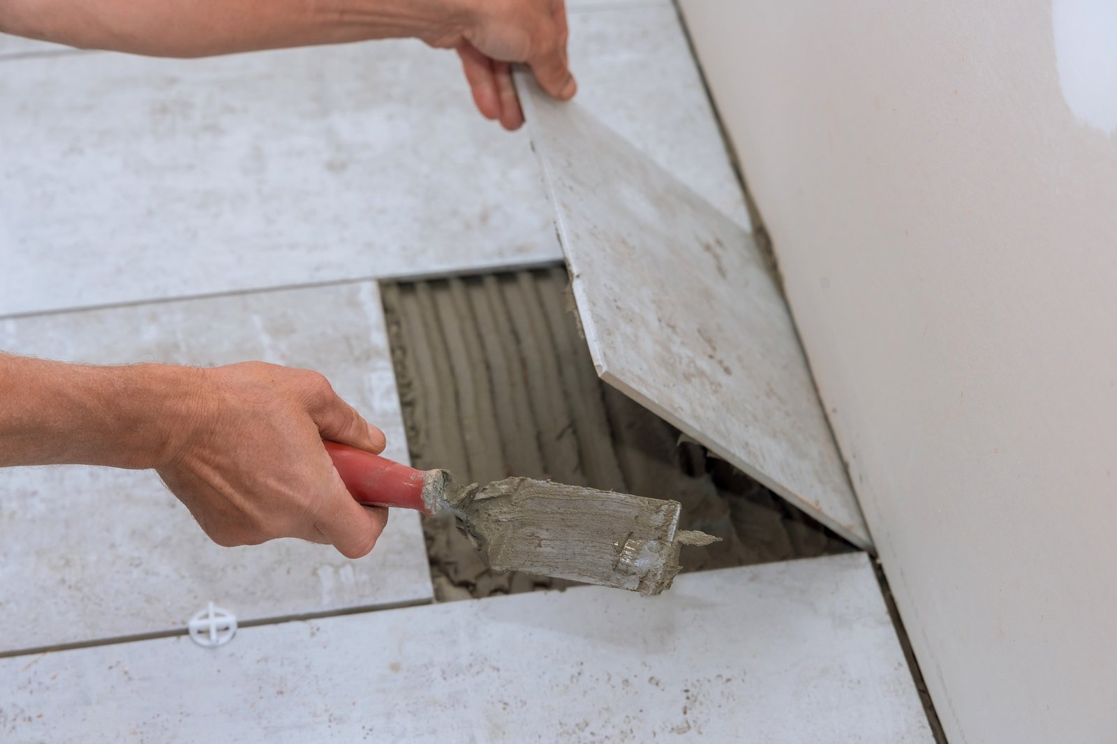 Ceramic tiles installation Home improvement, renovation